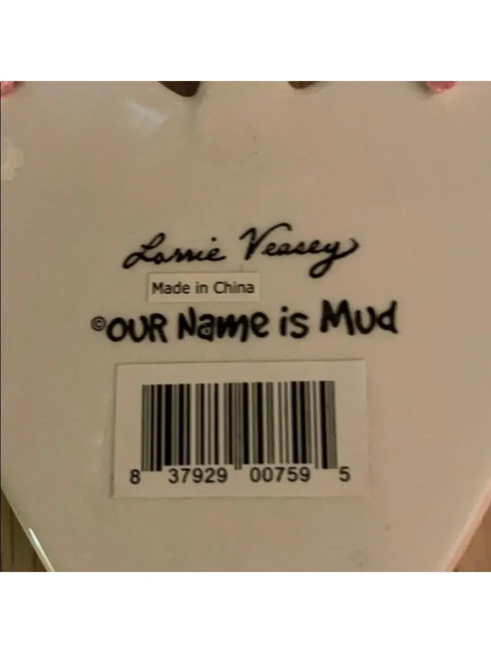 Vintage Our Name is Mud Angel of time - NWT